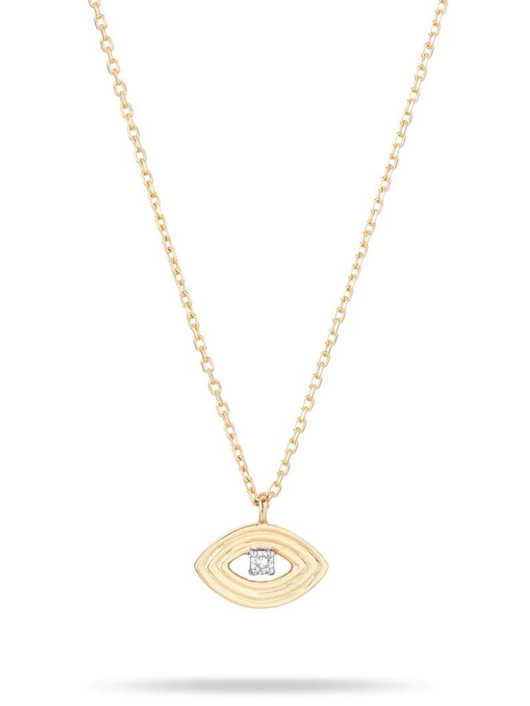 Covet Single Initial 14kt + Diamond Necklace – Stella & Dot