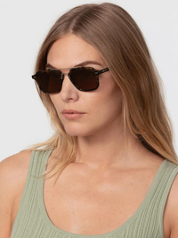 Colton Sunglasses in Tortuga Silver