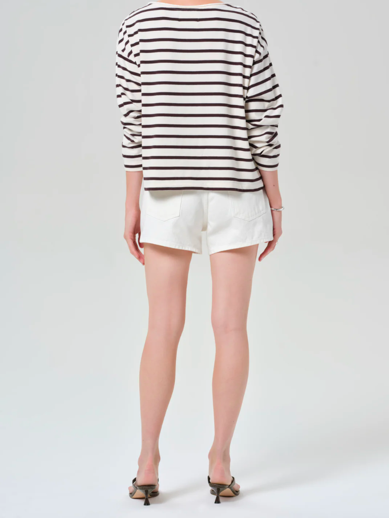 Marlow Welt Pocket Short In Pashmina