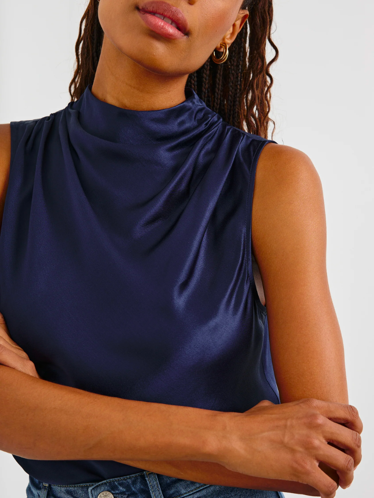 Kaleen Top in Navy