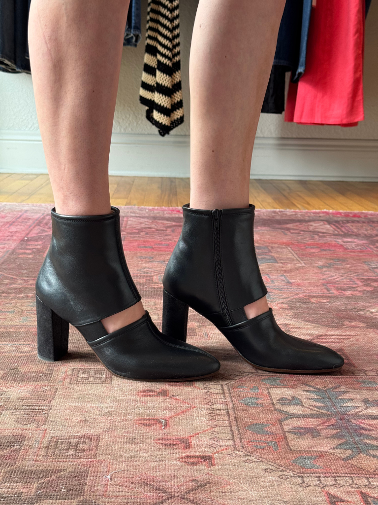 Eon Cut-Out Boot in Black