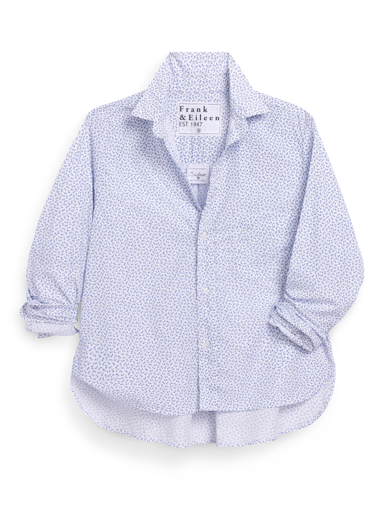 Silvio Button-Up Shirt in Tiny Flowers