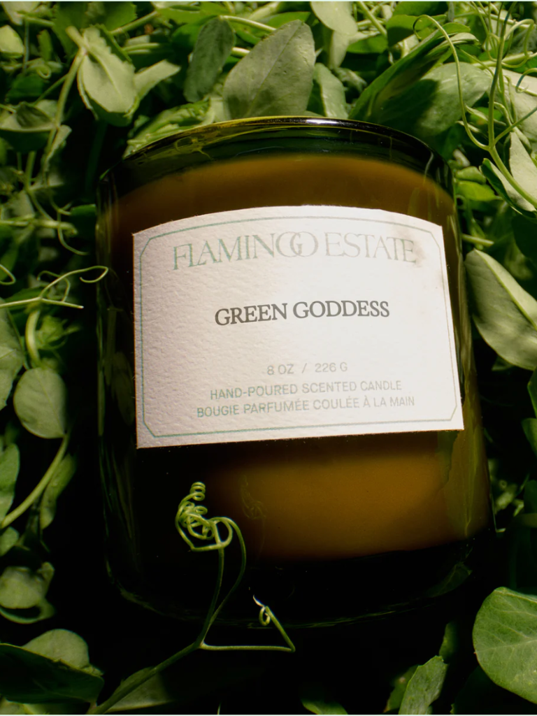 Vegetable Wax Candle in Green Goddess