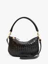 Petit Moyen in Black Diagonal Woven