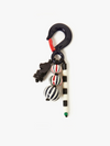 Beaded Stripe Tassel in Multi