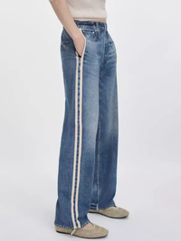 Miramar Terry Wide-Leg Track Pants in Sutton