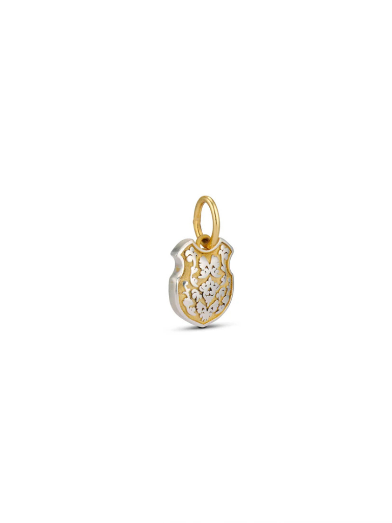 Crest of Ophelia Filigree Charm in Gold/Silver