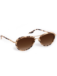 Dallas Sunglasses in Matte Oyster 18K