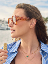 Chloe Sunglasses in Blonde Amaro