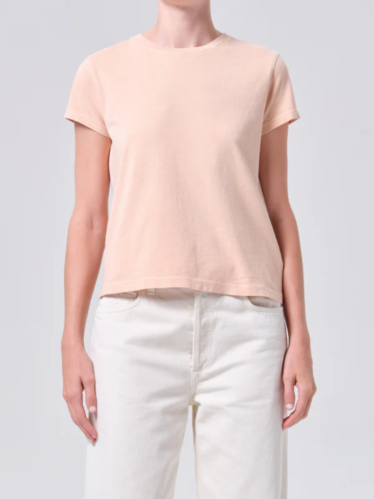 Adine Long Line Tee in Sun Filter