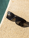 Breya Sunglasses in Recycled Black/Smoke Polarized