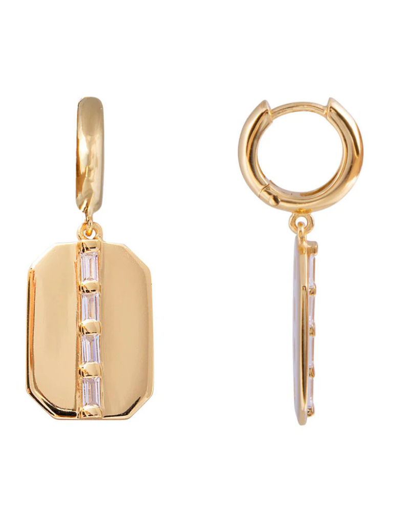 Bermuda Hoops in Gold