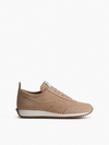 Retro Runner Sneaker in Sand Suede