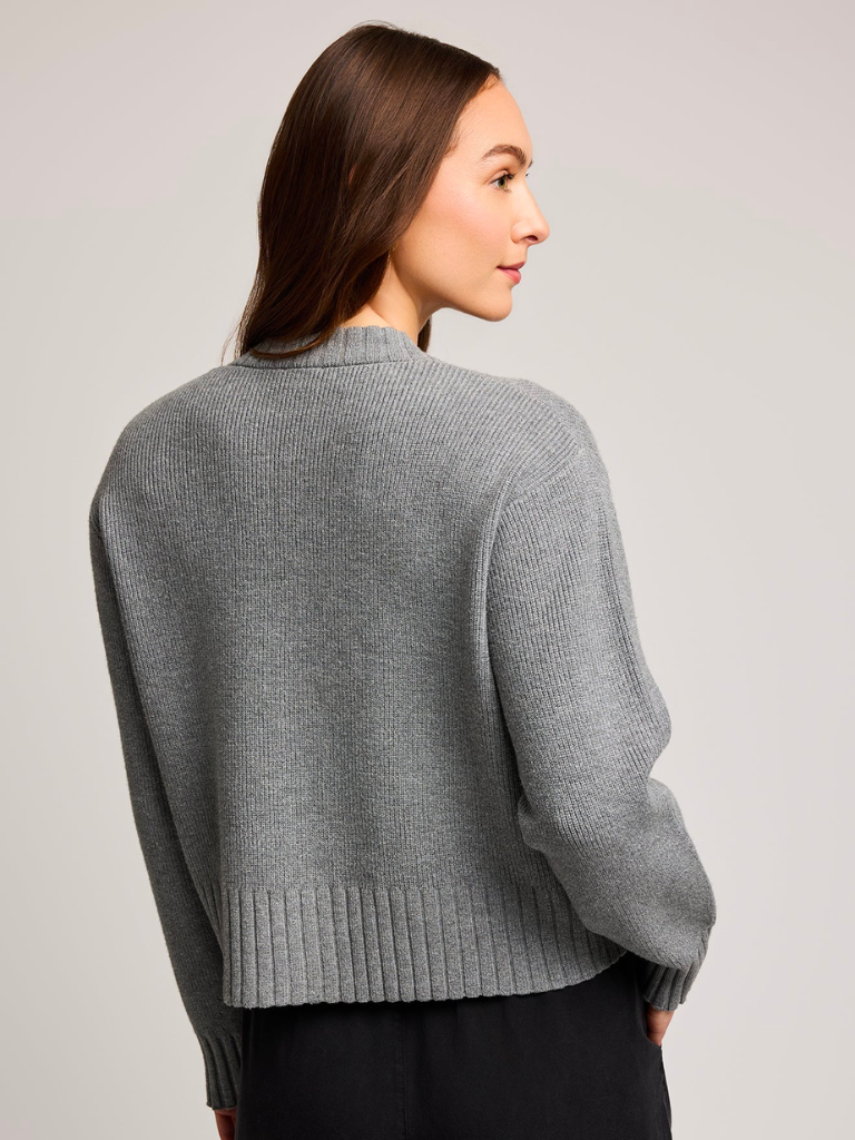 Mabel Cardigan in Heather Grey