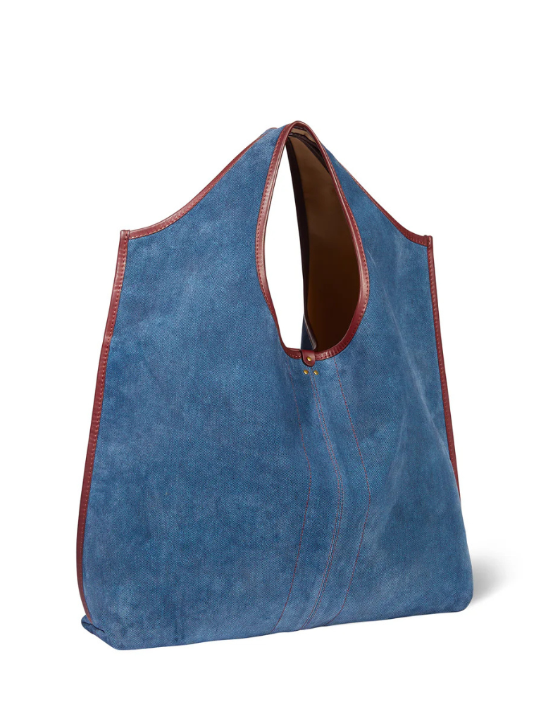 Paco Soft Tote in Jean Suede