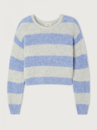 Niby Sweater in Grey/Blue Stripe