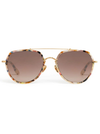 Baker Sunglasses in 18K Titanium + Gelato Mirrored