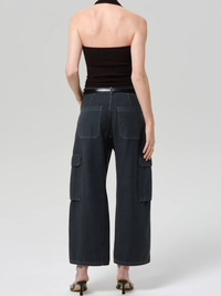 Thassos Pant in Washed Black