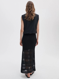 Britt Maxi Skirt in Black