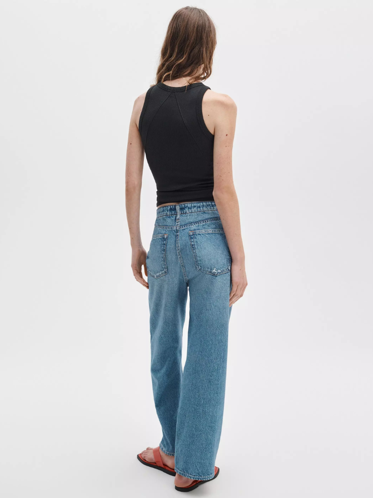 Miramar Wide-Leg Ankle Pant in Minetta