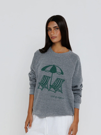 Out Of Office Sweatshirt in Grey