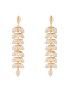 Marquise Cocktail Earrings in Gold