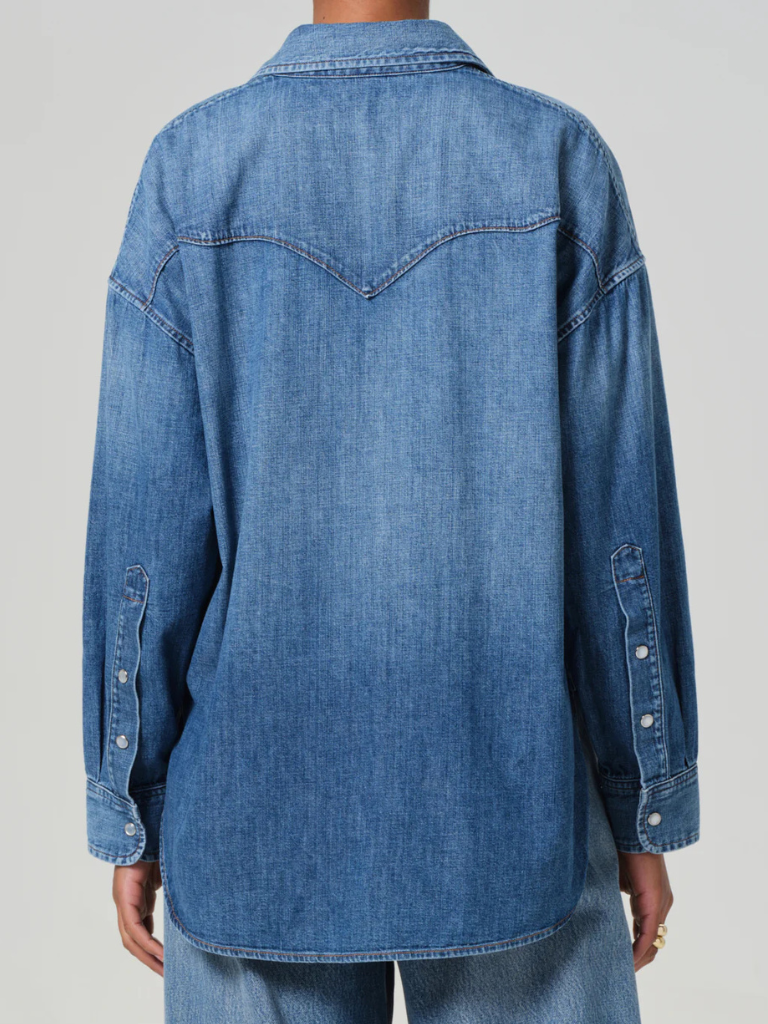 Kayla Western Shirt in Douro