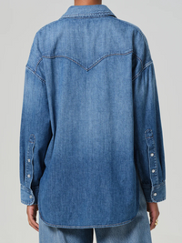 Kayla Western Shirt in Douro