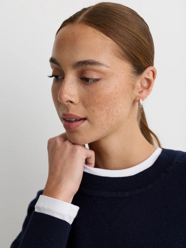 Warwick Pullover in Navy