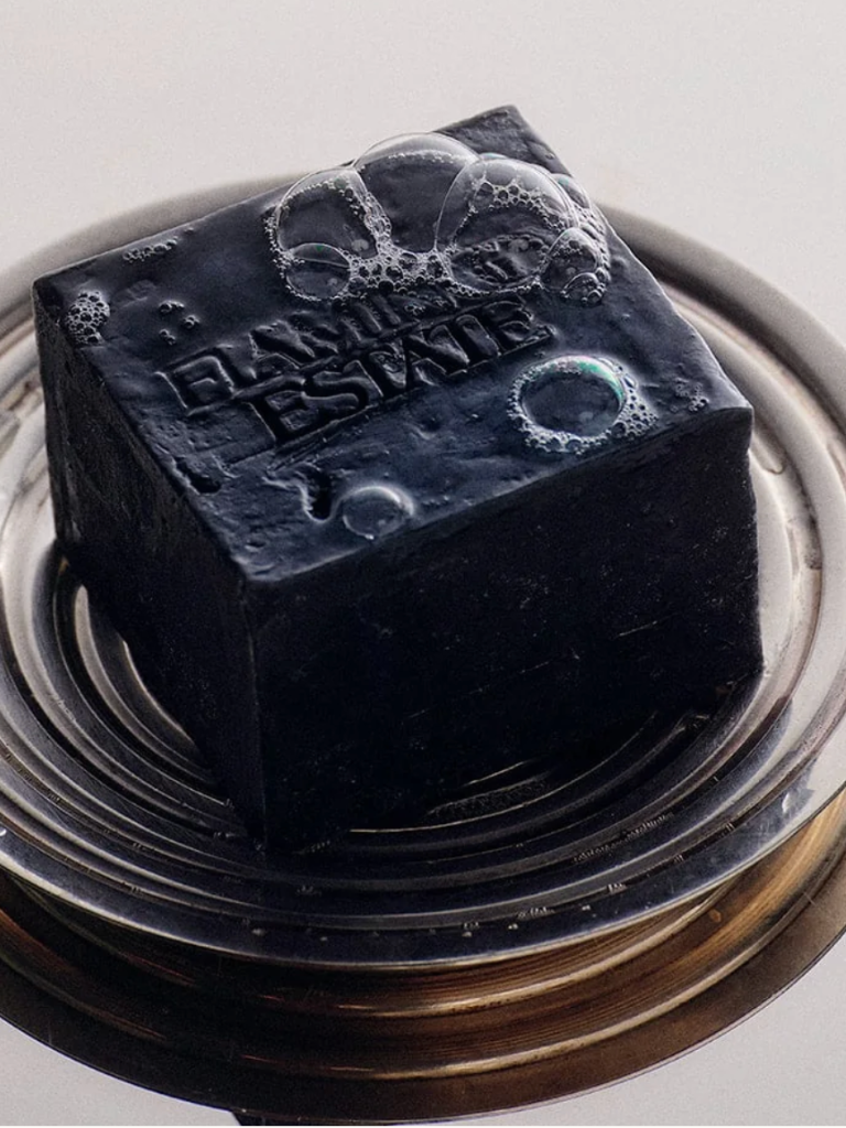 Soap Brick in Lavender Activated Charcoal