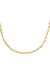 Braided Herringbone Necklace in 10k Gold