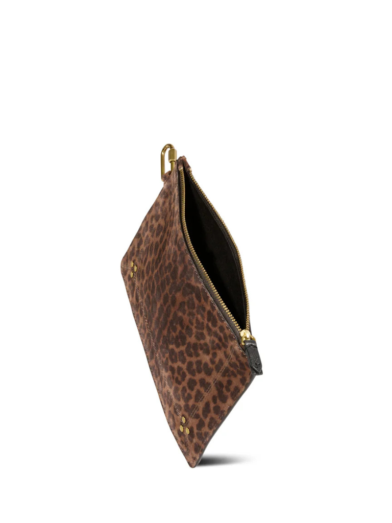 Medium Pocket Wallet in Leopard