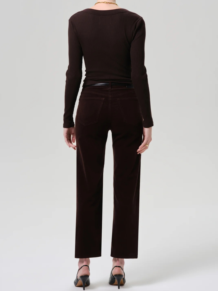 Palma Straight Corduroy in Barrister