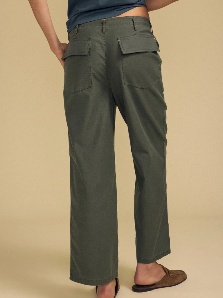 Jaclyn Utility Pant in Hunter Green