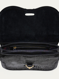 Manon Python Bag in Black