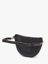 Grande Fanny Pack in Black Rattan