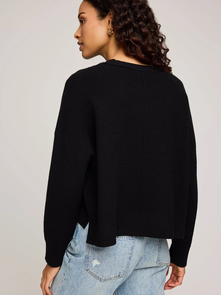 Axel Crewneck Sweater in Black