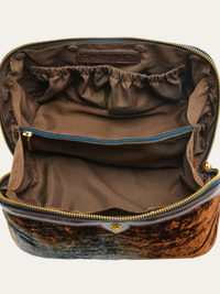 Charlotte Vanity Case in Terracielo Velvet