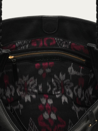 Denise Leather Bag in Black