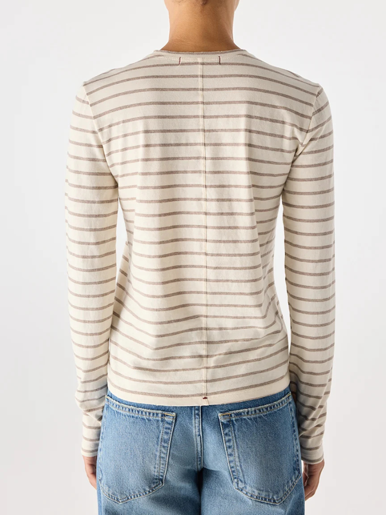 Drew Long Sleeve in Natural/Haze