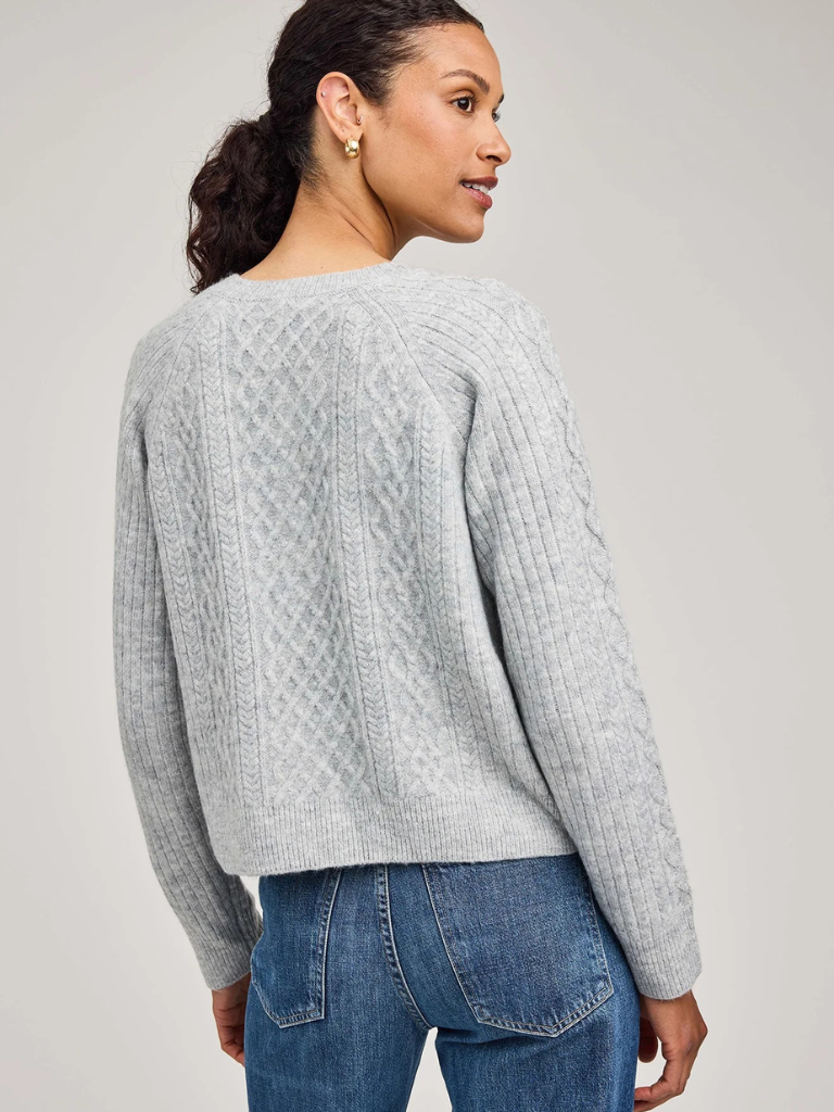 Aspen Pullover Sweater in Heather Ash