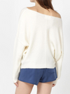 Damsville Boatneck Sweater in Pannacotta