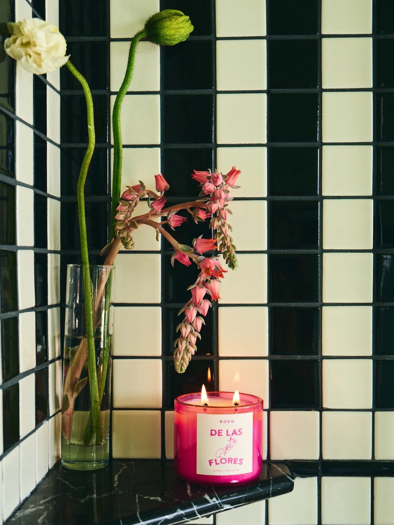 Hand Poured Candle in De Las Flores