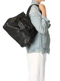 Billy Lambskin Bag in Black