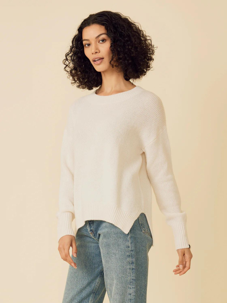 Lyle Cashmere Pullover in Ivory