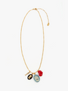 Cameo Charm Necklace in Multi