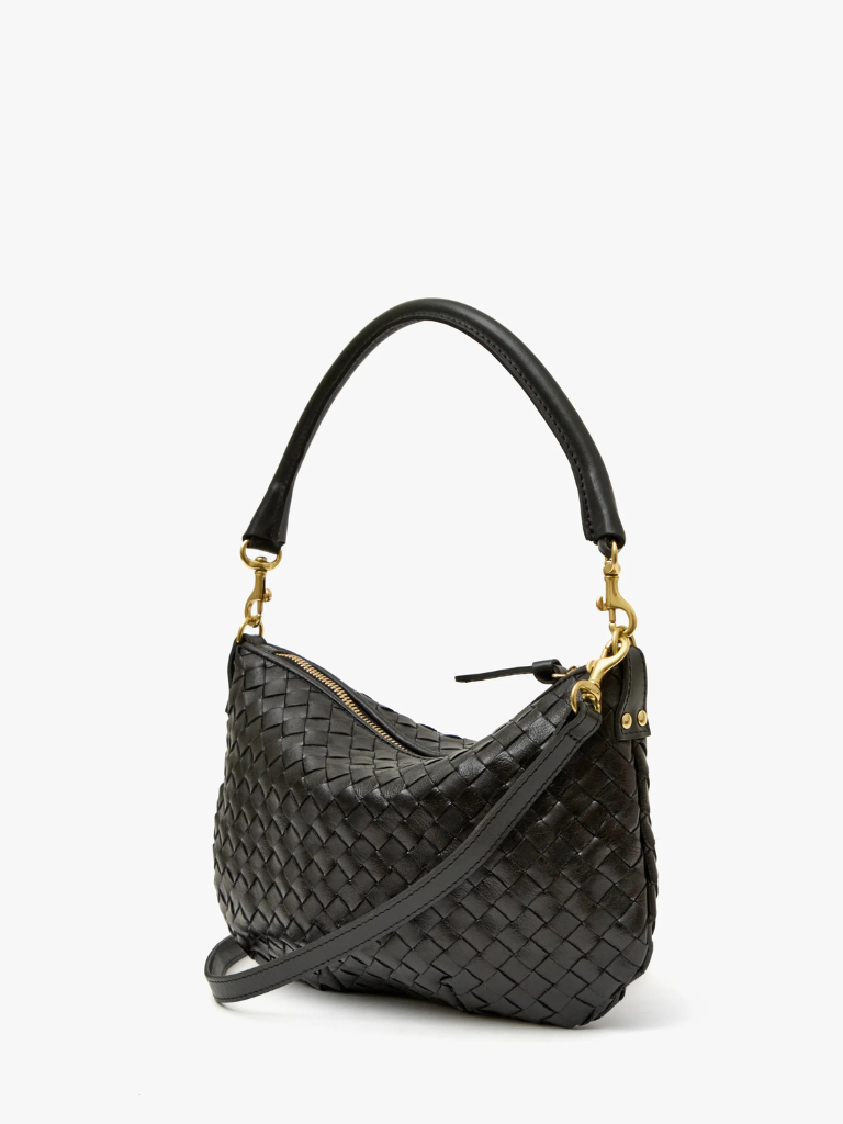 Petit Moyen in Black Diagonal Woven