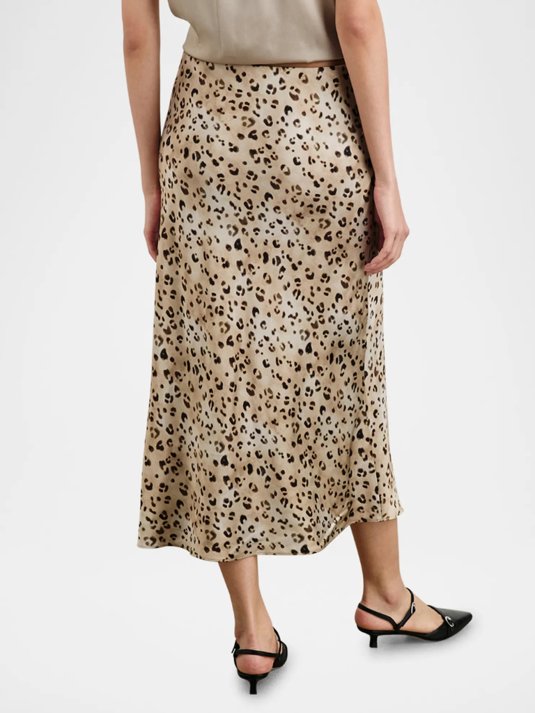 Leopard midi skirt 48 hot sale
