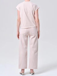 Ren High Rise Wide Leg Jean in Foundation