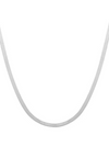 Herringbone Mother Necklace in Silver